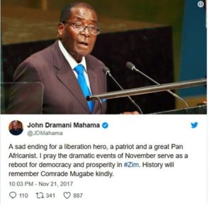 Ex-President-Mahama-On-Mugabe’s-Resignation